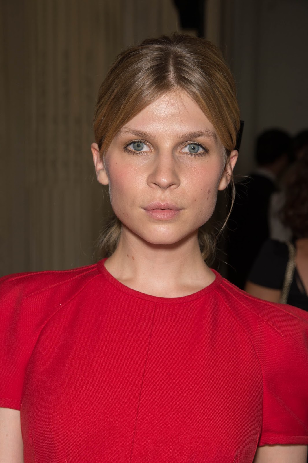 Clemence Poesy Hot and Spicy HQ Photos at Valentino Front Row Paris