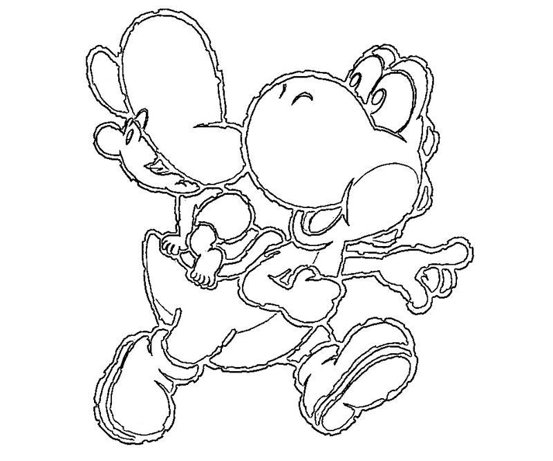 Yoshis Island Coloring Pages Coloring Pages