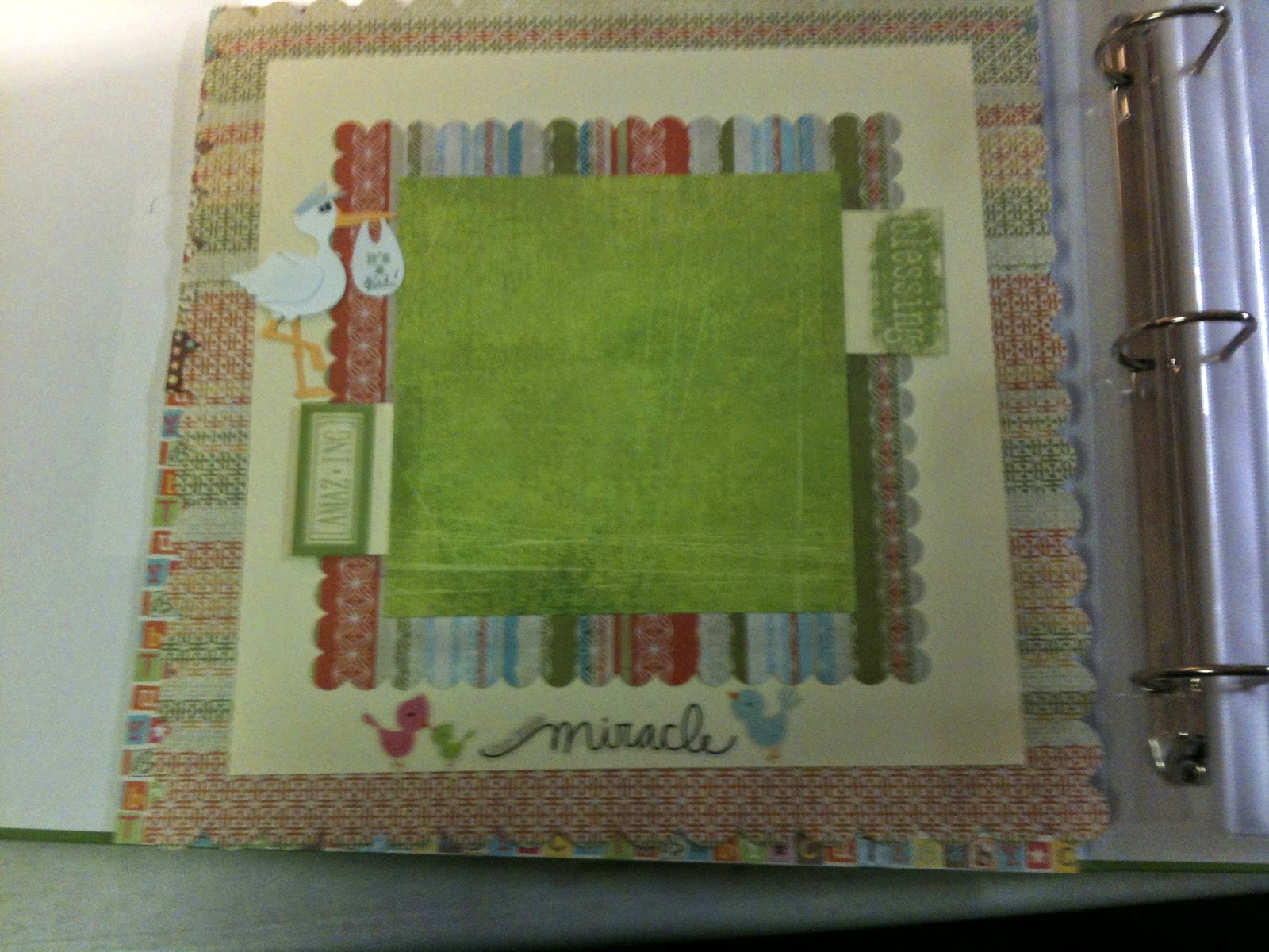 Nana Bluebird Design Baby Book Project