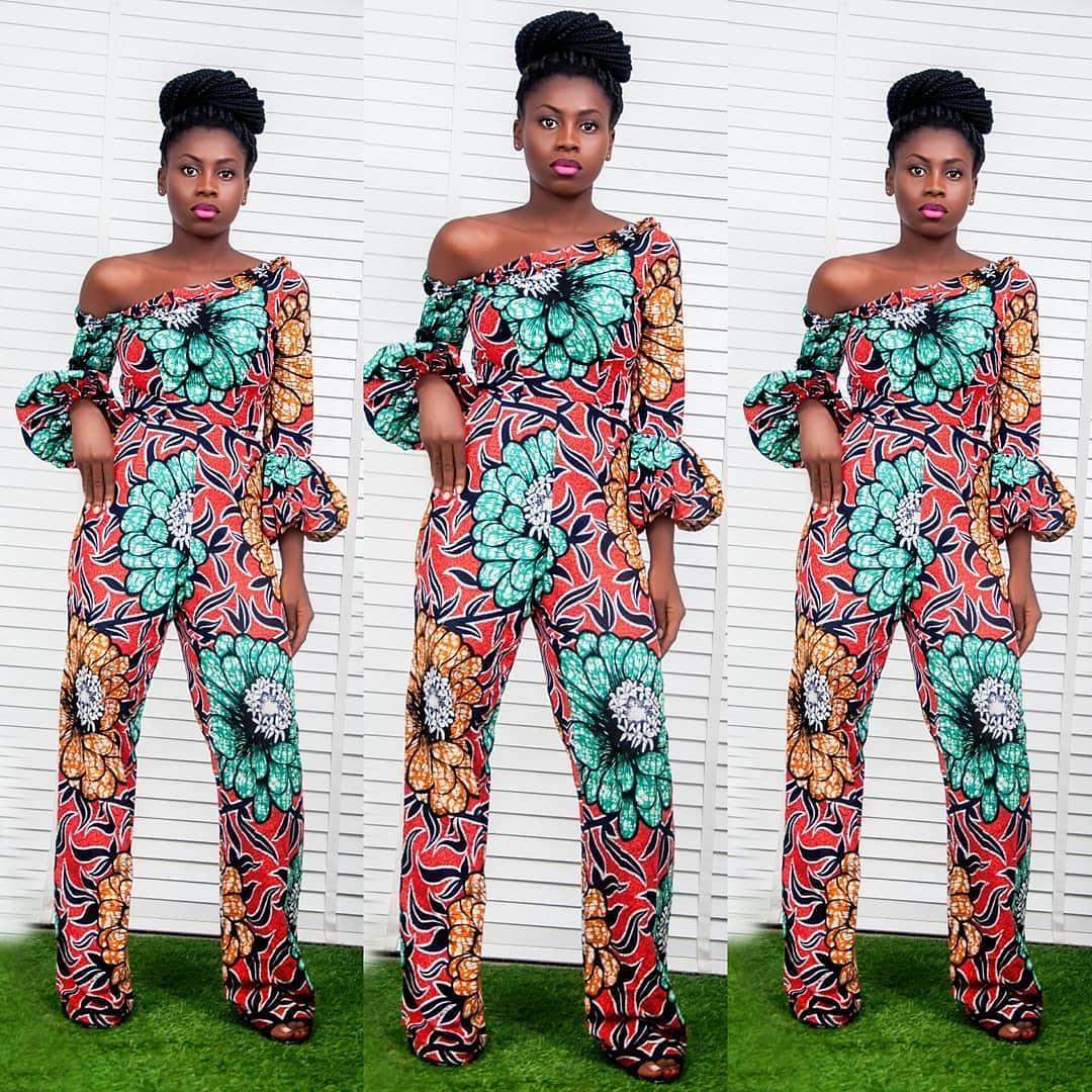 African Print Jumpsuit Styles 2018 You Need to Express Your Beauty