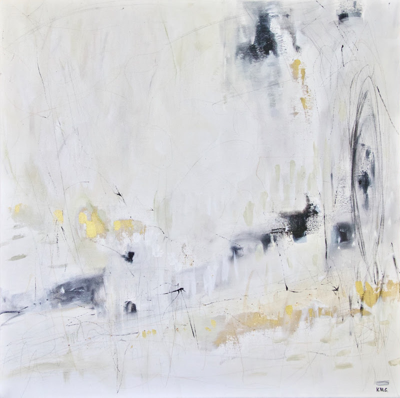 Calm a series of Abstract Paintings by Karin Cutler from Sydney.