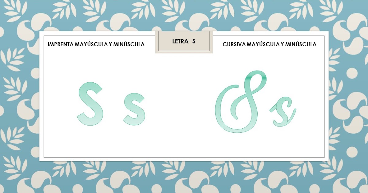 1ER GRADO - LENGUA - CLASE 69 - LETRA S - MAYÚSCULA Y MINÚSCULA