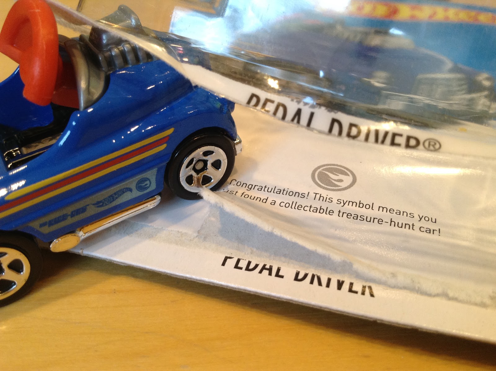 hot wheels pedal driver treasure hunt