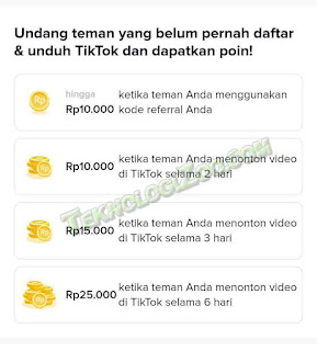 Cara Cepat Mendapatkan Uang 60 Ribu Sehari Dari Tiktok Lite cara mengundang teman di tiktok lite