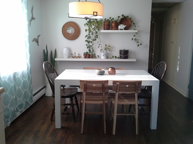 Ikea Skogsta Chair Parsons Dining Table