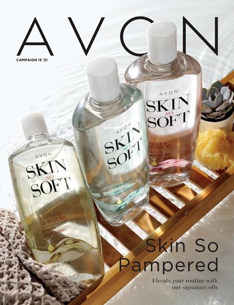 Skin So Pampered! AVON Flyer Campaign 15 - Brochure 2021 Online