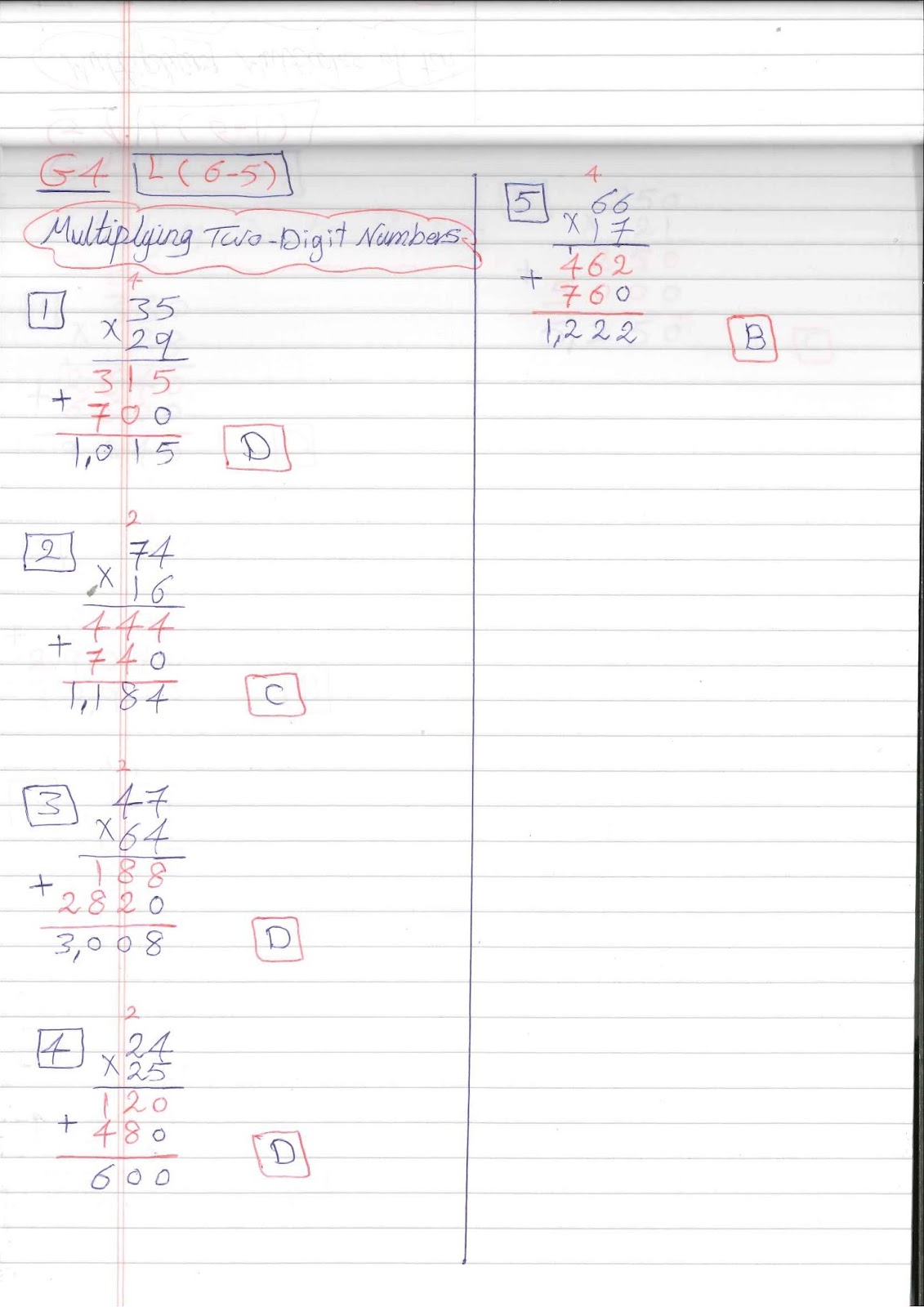 G4 Worksheets ~ Easy Math