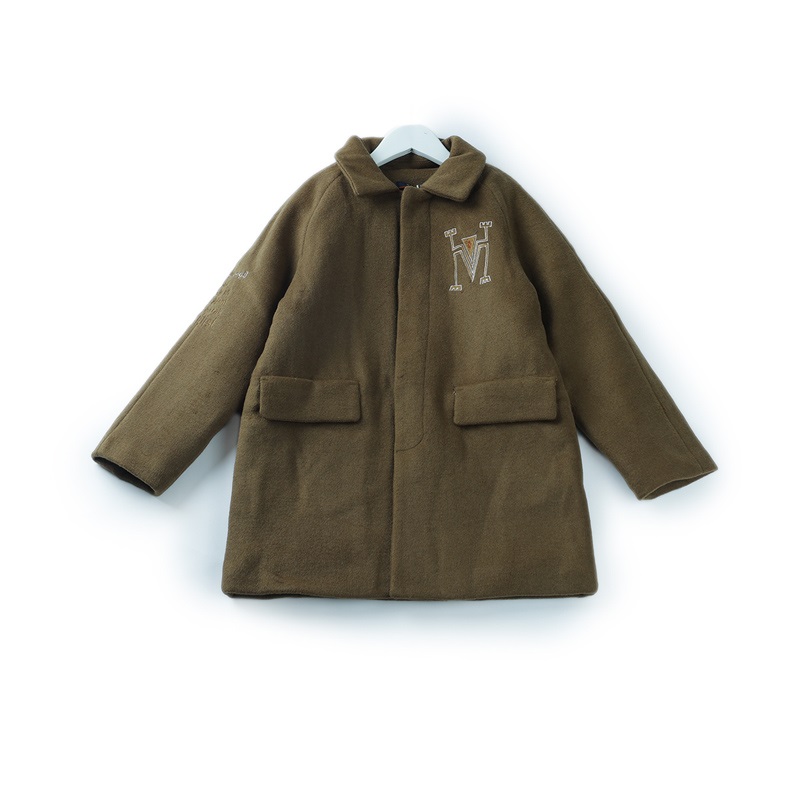 Áo Khoác Thu Đông Trẻ Em Dạ Tay Dài Có Túi – BELDINO 158180