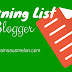 Learning List For Blogger