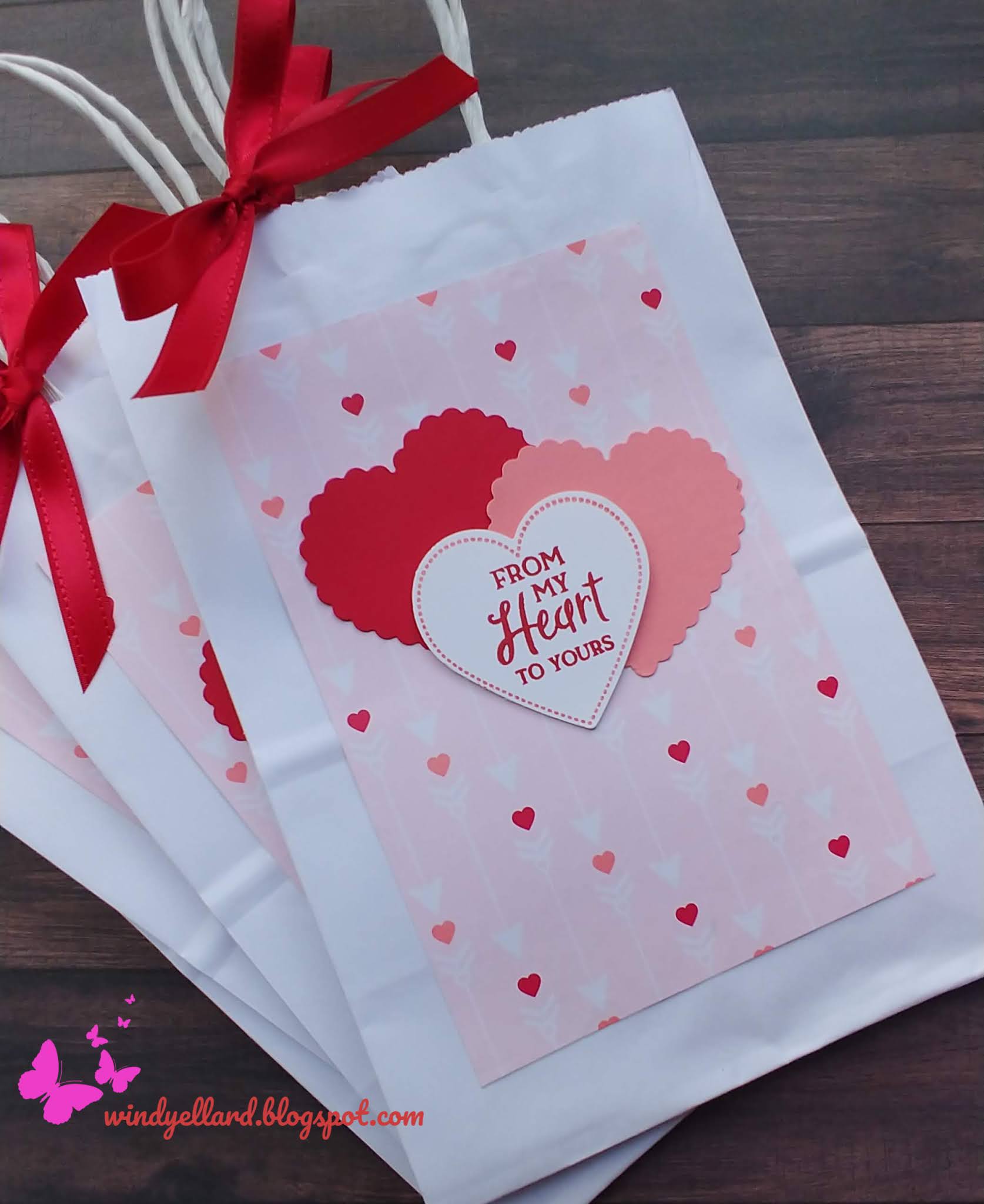 Windy's Wonderful Creations: Valentine Heart Bags
