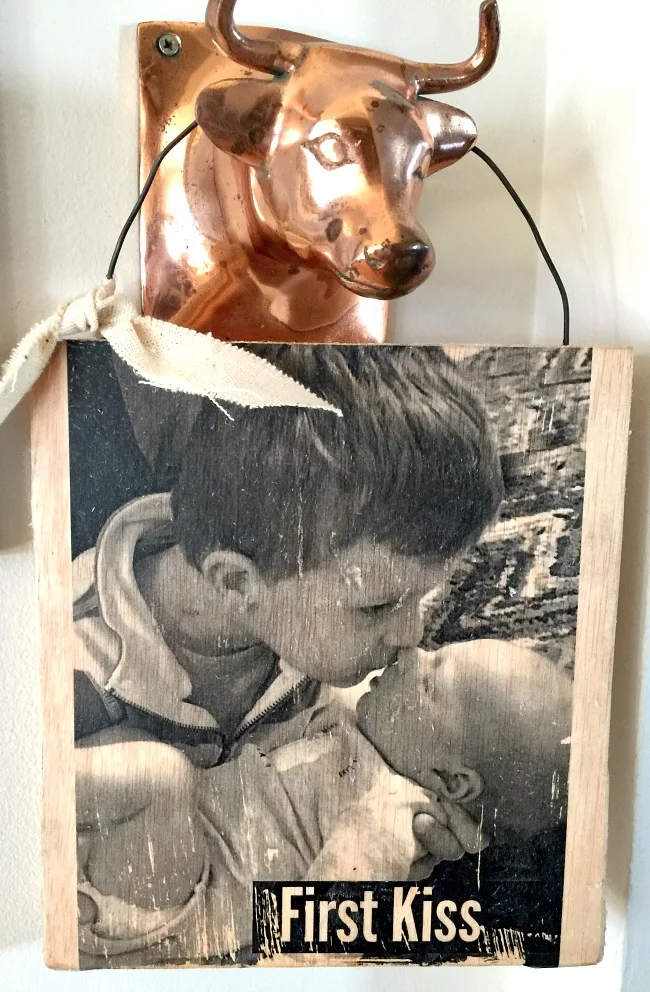 Photo transfer method on wood