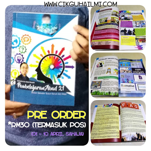 Pre Order Buku Pembelajaran Abad 21 Cikgu Hailmi 