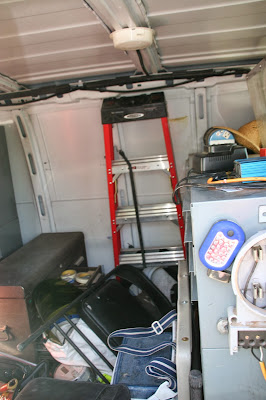 Work Van Ladder Storage