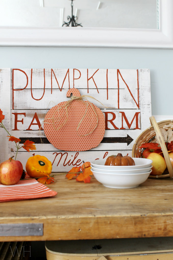 DIY Pumpkin Farm Sign