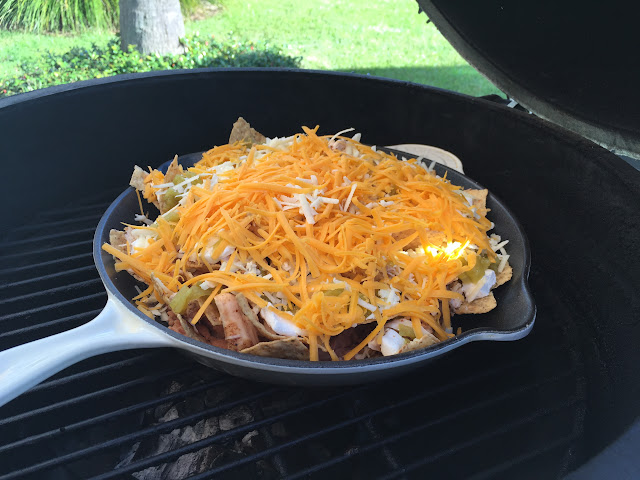 Grilled (or baked) Nachos.  These are the perfect game day food... crowd pleasing and so easy to make | The Lowcountry Lady