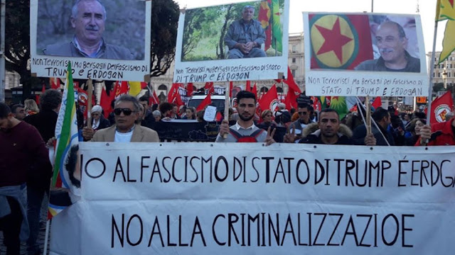 Ιταλία: Χιλιάδες διαδηλωτές στους δρόμους υπέρ των Κούρδων της Συρίας