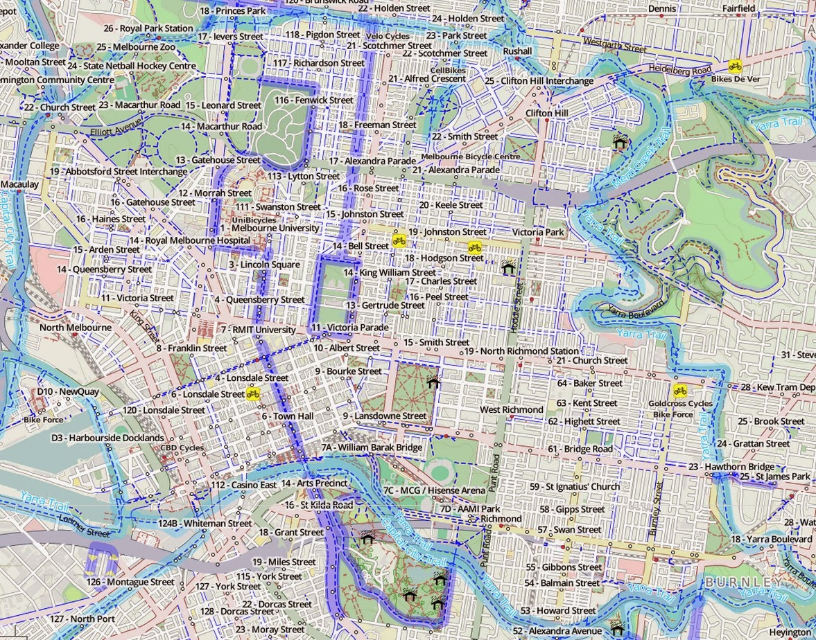 Open Street Cycle Map 2025