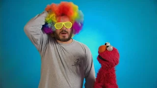 Celebrity, Jack Black, the Word on the Street, disguise, Sesame Street Episode 4315 Abby Thinks Oscar is a Prince season 43