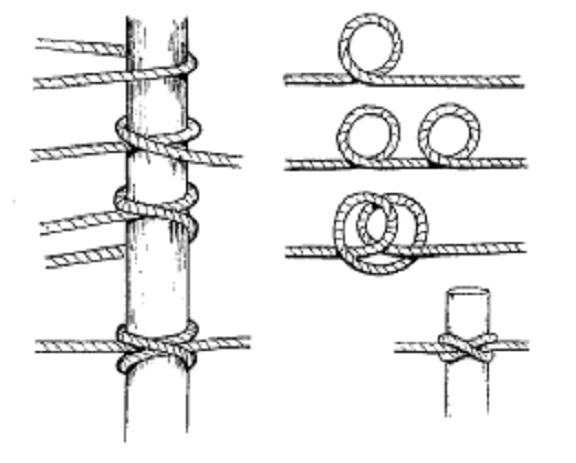 KRPPK SK Sri Setia Jaya: Jenis Ikatan (Simpul Manuk)