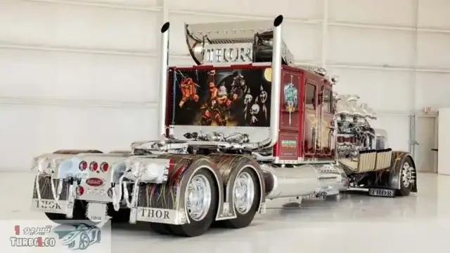 Thor 24 Twin Engine v12 Peterbilt اغلى سيارات في العالم Thor 24 تم بيعها بـ 13.2 مليون دولار بقوة 37.974 حصان