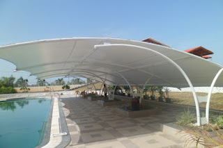 Tenda membrane/Canopy membrane tukang pembuat  tenda membrane di jakarta timur