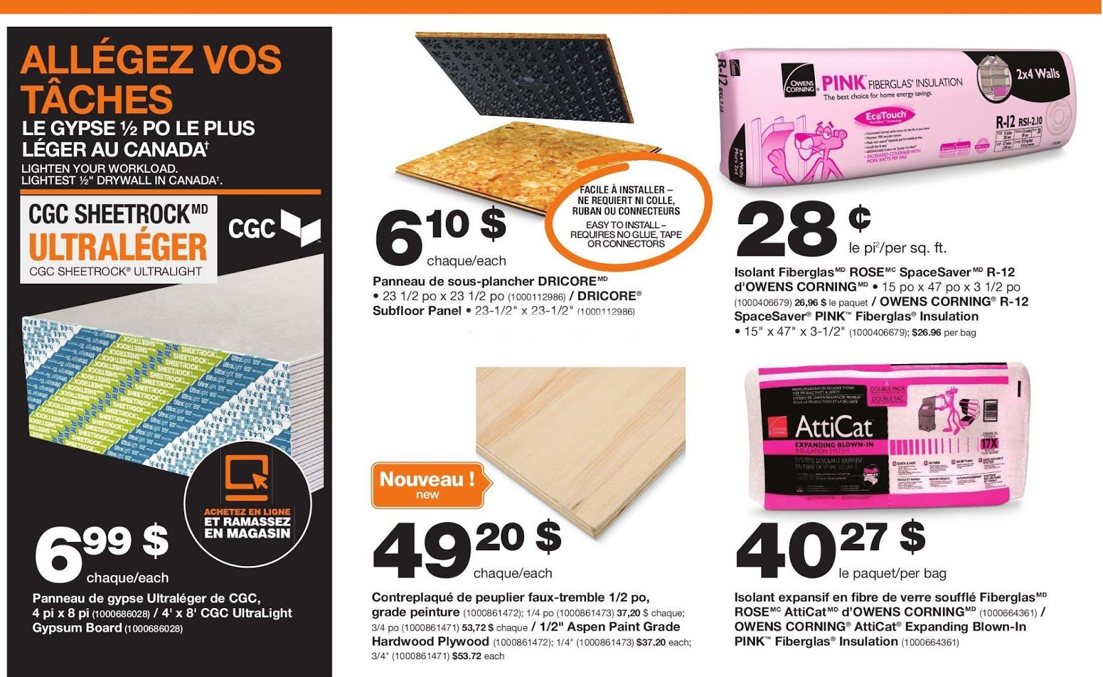 Weekly Flyer Store CA Home depot flyer regina