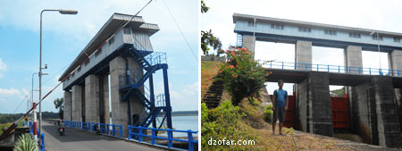 Bendungan Kali Bening dilihat dari dekat