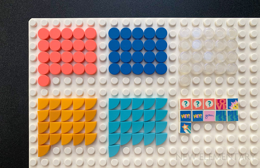 LEGO® DOTS review: 41916 Extra Dots Series 2  New Elementary: LEGO® parts,  sets and techniques
