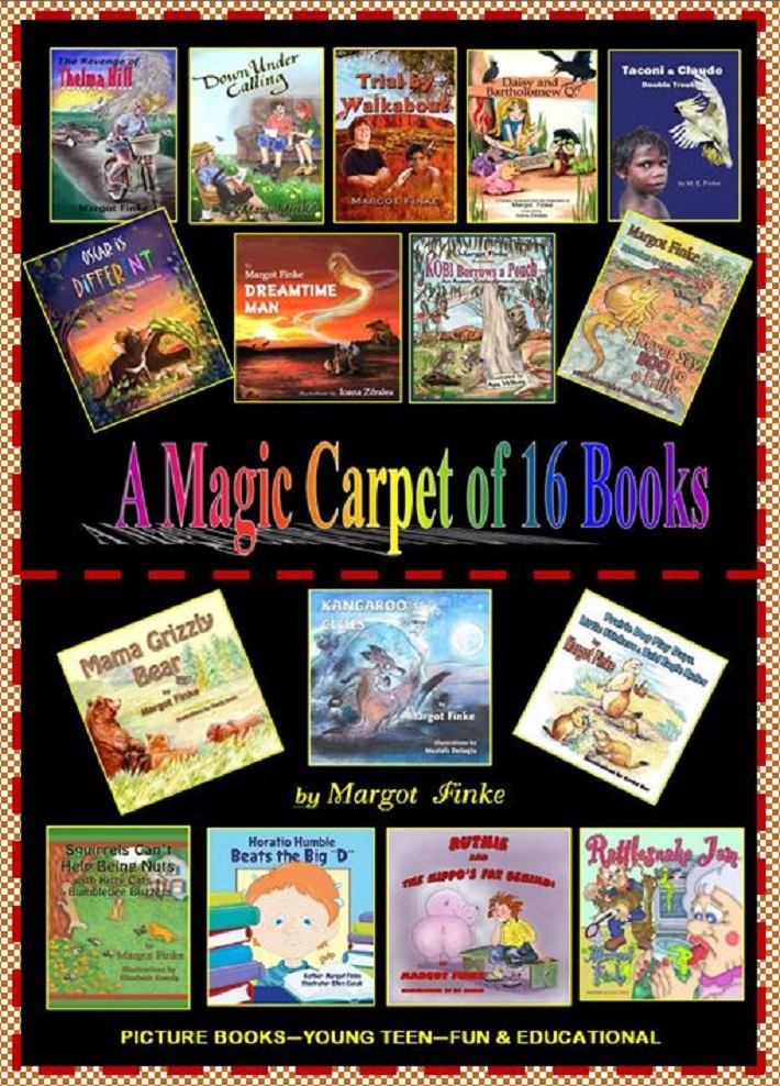 Margot's MAGIC CARPET of BOOKS