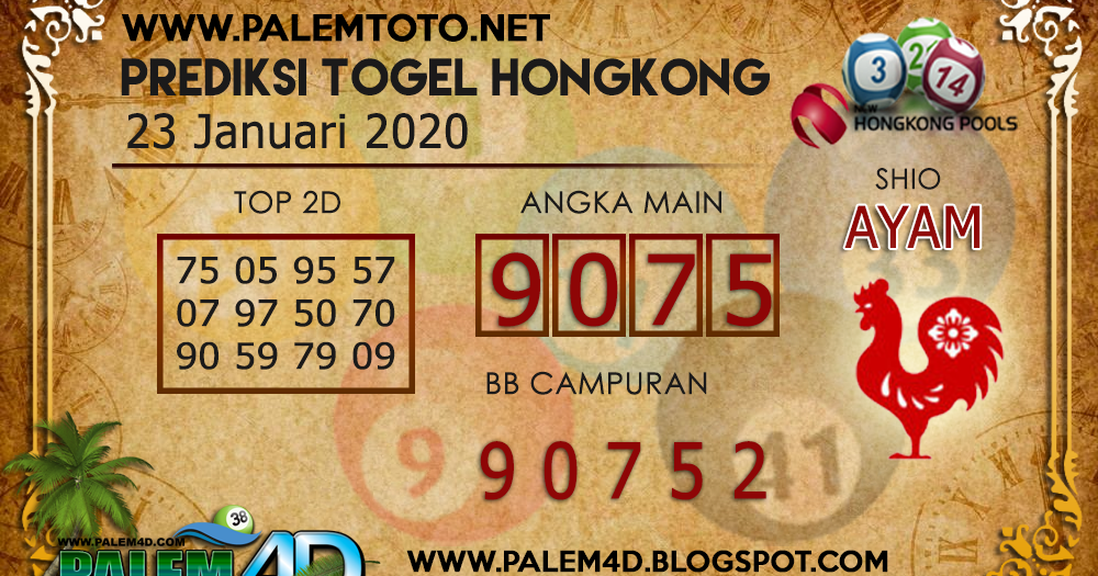 Prediksi Hongkong 23 Januari 2020 Prediksi Togel Jitu