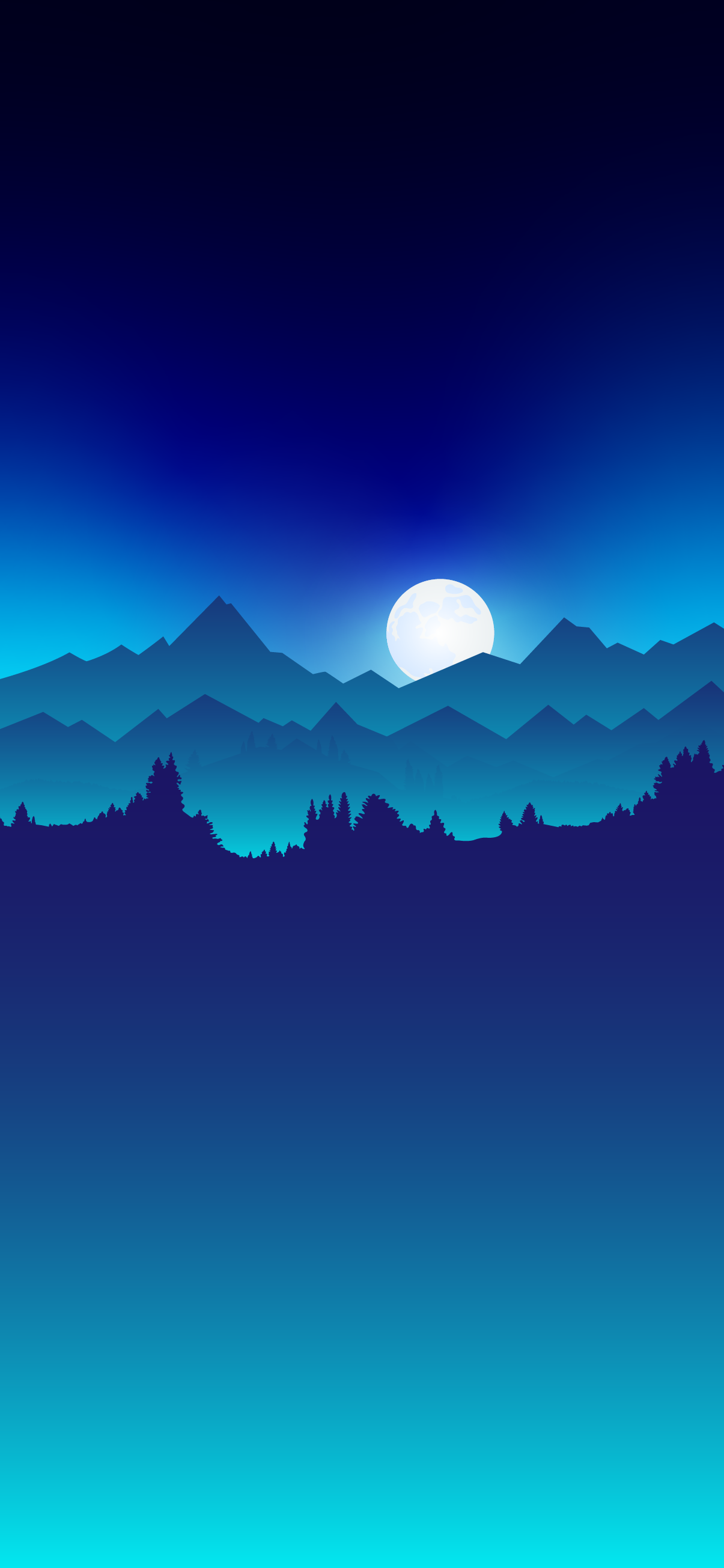landscape night lock screen
