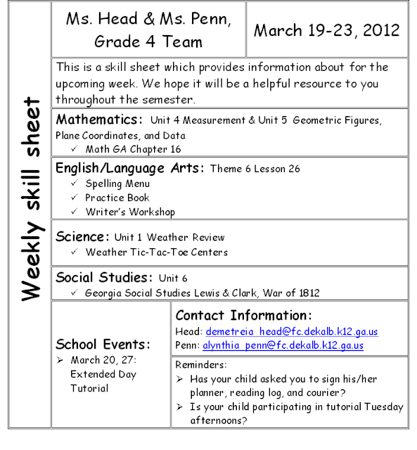 4th Grade Competency 3 Worksheet