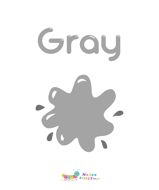 Gray Color - Colors Flashcards for Kids