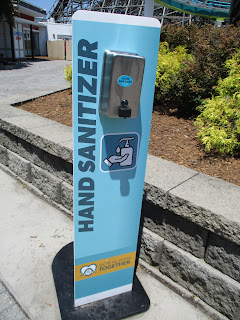 Hand Sanitizer Station at Carowinds © Katrena