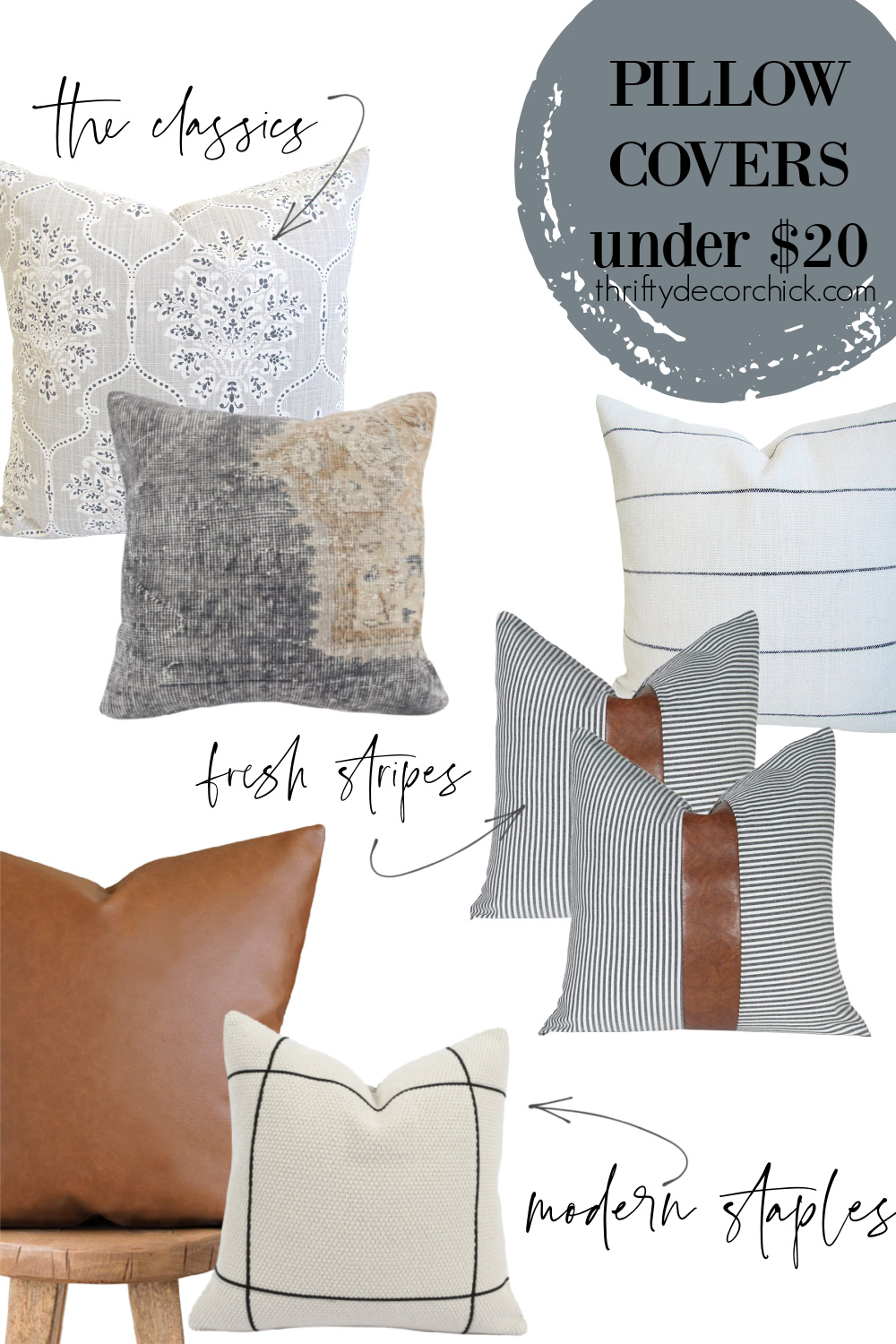 Where to Buy Throw Pillows for Under 20 Thrifty Decor Chick