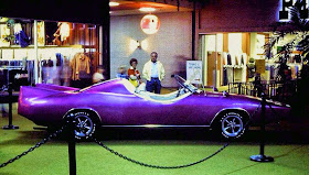 The Clymobile was purple in 1977 in this Vulcan Corvair Club photo.