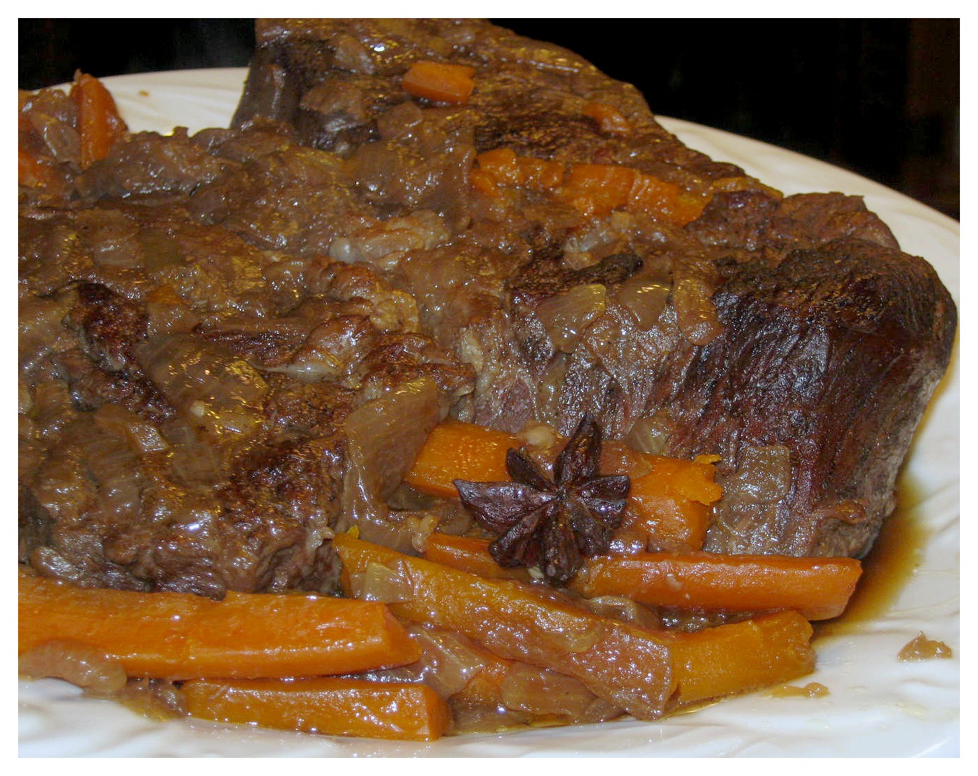 Le palais gourmand Braisé de boeuf à l'anis étoilé