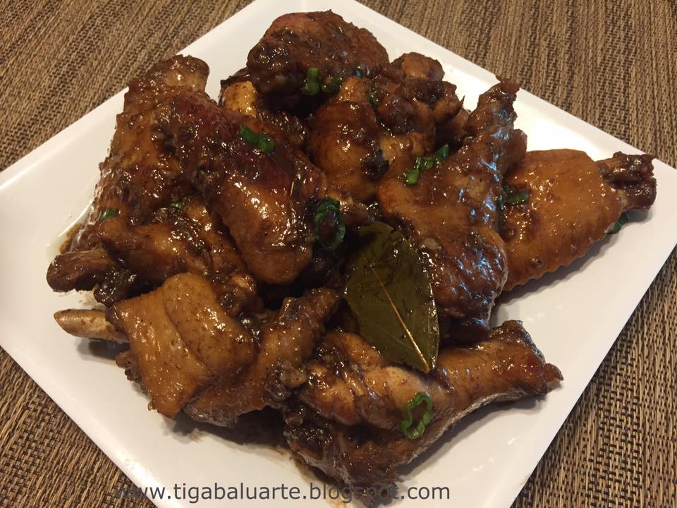 Casa Baluarte Filipino Recipes Chicken Adobo with Ginger and Honey Recipe
