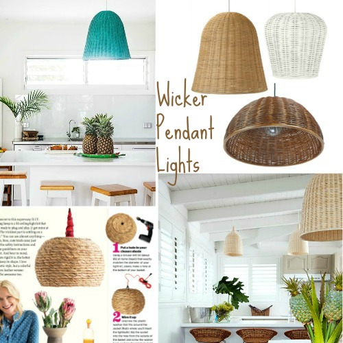 Wicker Pendant Lights