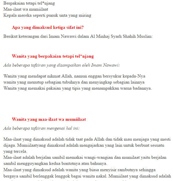 Dunia Zaman Akhir Inilah 16 Jenis Penampilan Wanita Yang Tidak Akan Mencium Bau Syurga Gambar No 4 Paling Dasyat Berita Sensasi Setiap Masa Dunia Zaman Akhir Inilah 16 Jenis Penampilan Wanita Yang Tidak Akan Mencium Bau Syurga Gambar No 4 Paling Dasyat Berita Sensasi Setiap Masa
