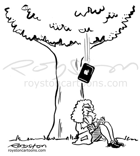 Image result for cartoon on people and technology