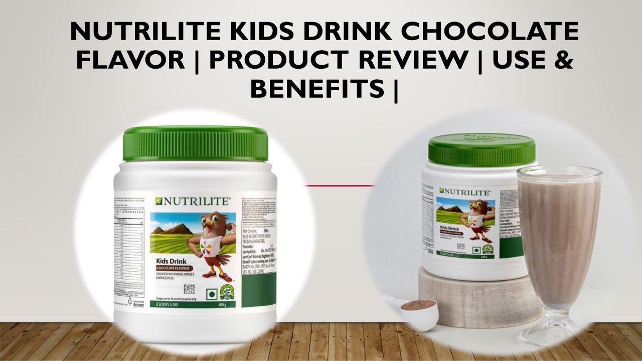 NUTRILITE🅐 Kids Drink Chocolate Flavour it's benefits and usage