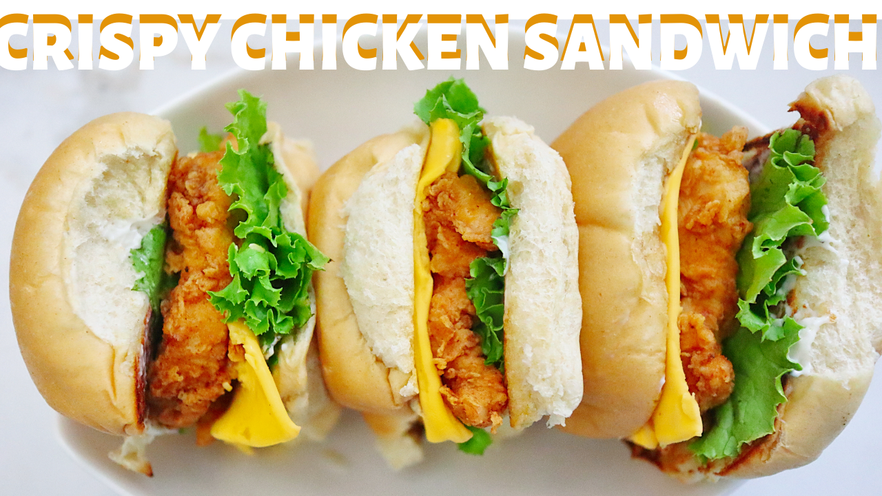 HOW TO MAKE A FRIED CHICKEN SANDWICH! SISIYEMMIE Nigerian Food