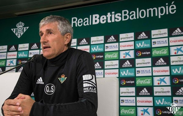 Setién - Betis -: "Algunos jugadores llegarán justos a Bilbao"