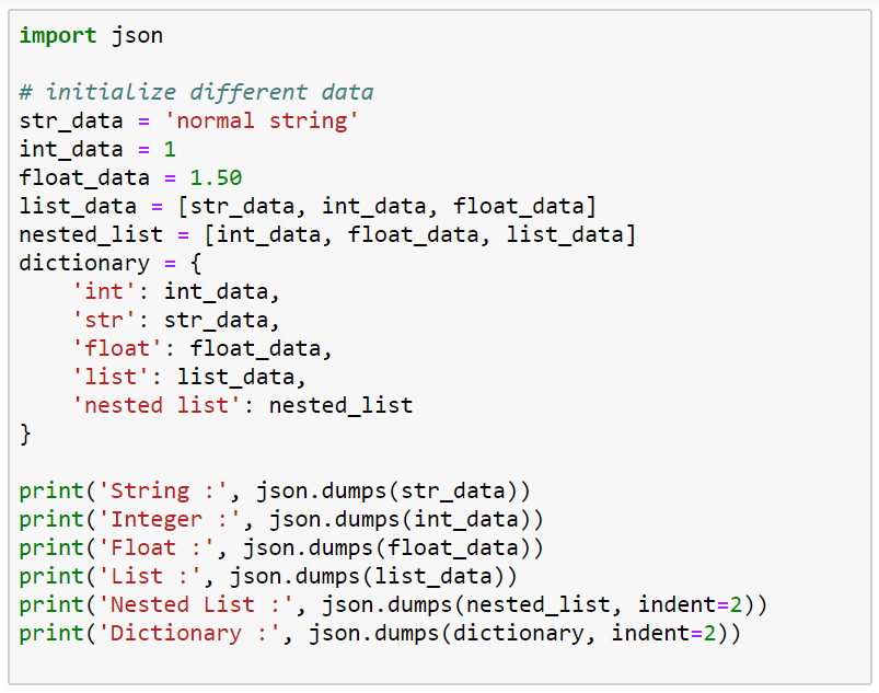 json