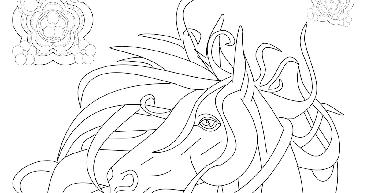 CJO Photo: Horse Coloring Page