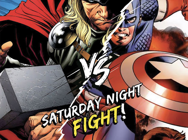 Scudo di Capitan America contro Martello di Thor