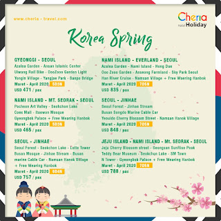 Korea Spring 2020 bersama Cheria Holiday
