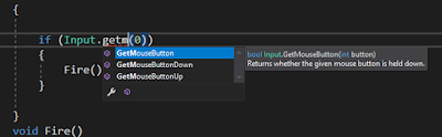 Mouse Input In Game
