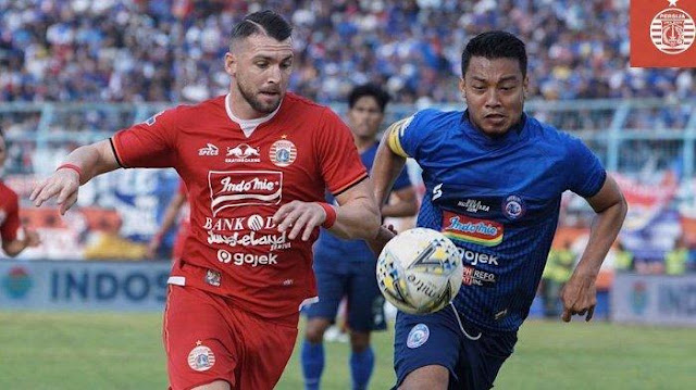 Hasil Pertandingan Liga 1, Arema FC vs Persija Jakarta Berahir Imbang 1-1